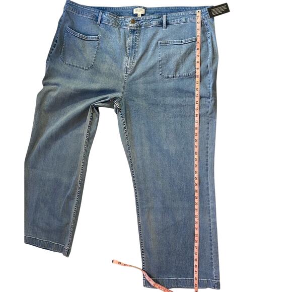 Candace Cameron Bure Jeans Womens Plus Size 30W NEW Wide Leg Casual Blue Pants - Picture 9 of 13